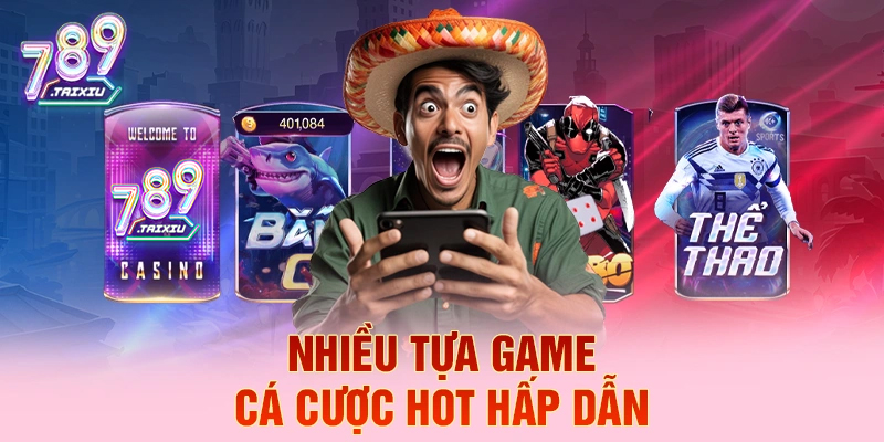 Những tựa game cá cược hấp dẫn tại 888bet